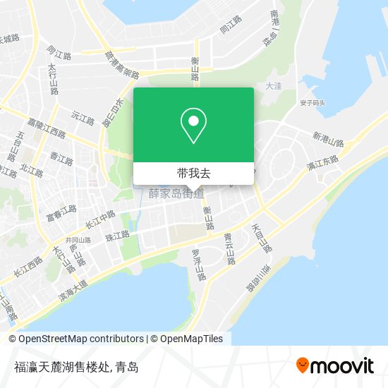 福瀛天麓湖售楼处地图