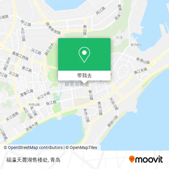 福瀛天麓湖售楼处地图
