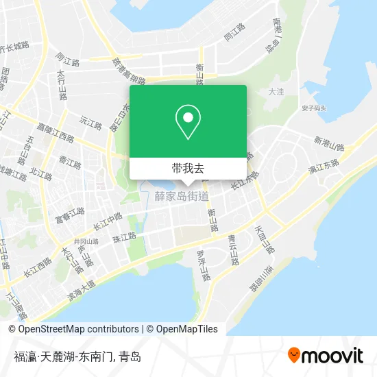 福瀛·天麓湖-东南门地图