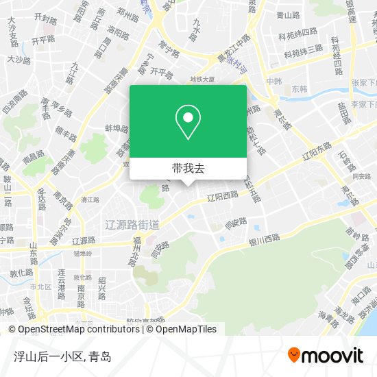 浮山后一小区地图