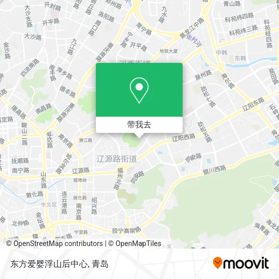 东方爱婴浮山后中心地图