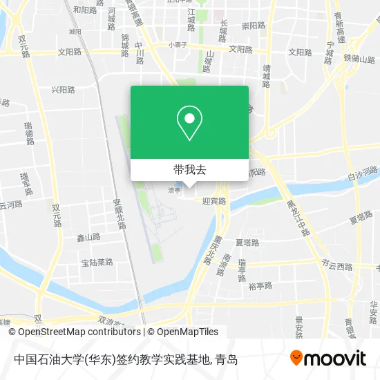中国石油大学(华东)签约教学实践基地地图