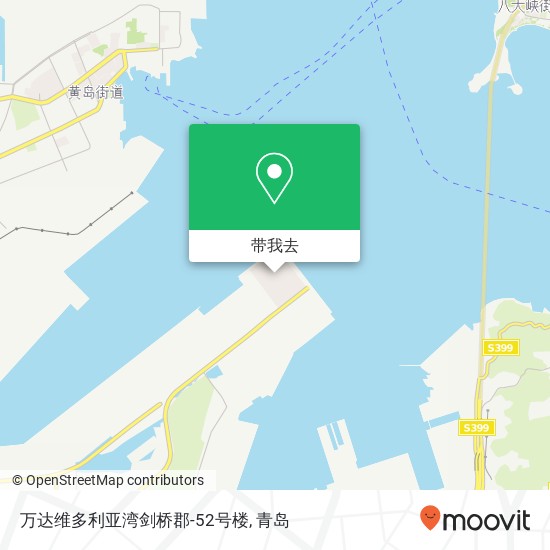 万达维多利亚湾剑桥郡-52号楼地图