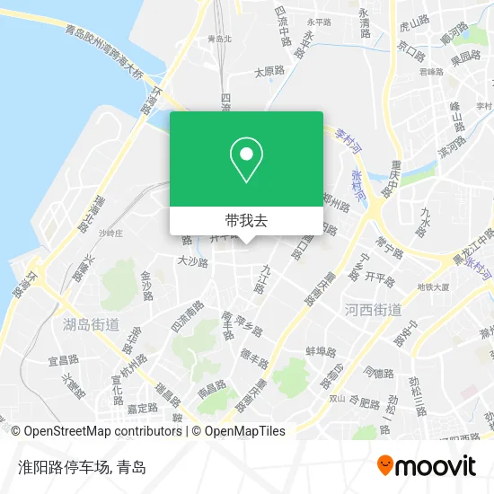 淮阳路停车场地图