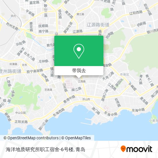 海洋地质研究所职工宿舍-6号楼地图
