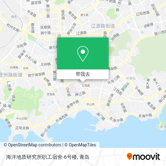 海洋地质研究所职工宿舍-6号楼地图