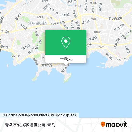 青岛市爱居客短租公寓地图