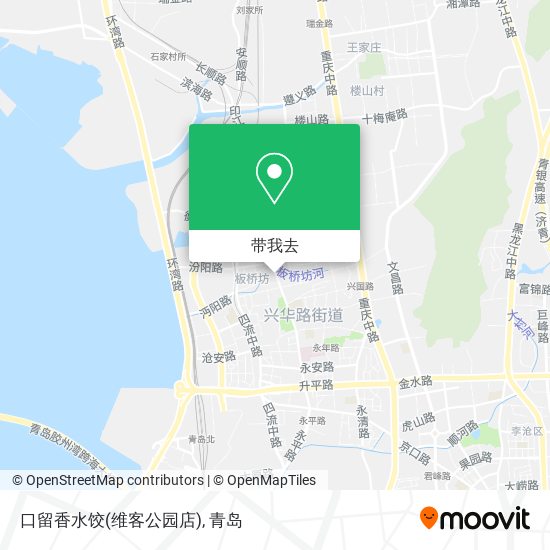 口留香水饺(维客公园店)地图