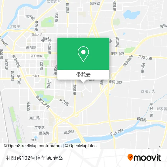 礼阳路102号停车场地图
