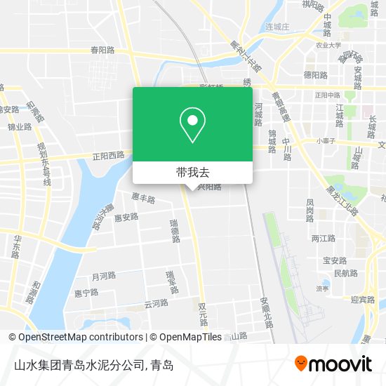 山水集团青岛水泥分公司地图