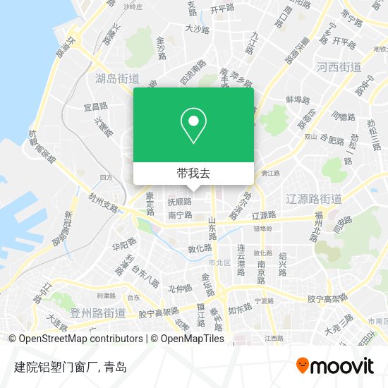 建院铝塑门窗厂地图