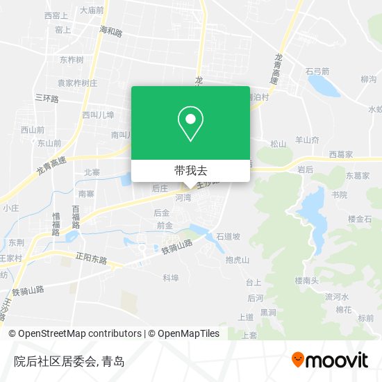 院后社区居委会地图