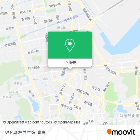 银色森林养生馆地图