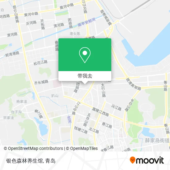 银色森林养生馆地图