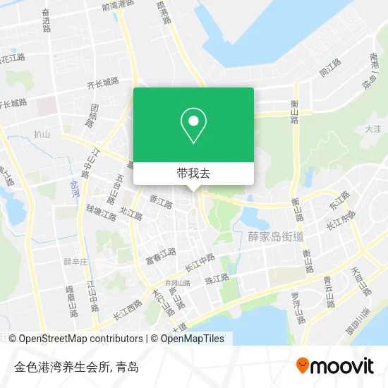 金色港湾养生会所地图