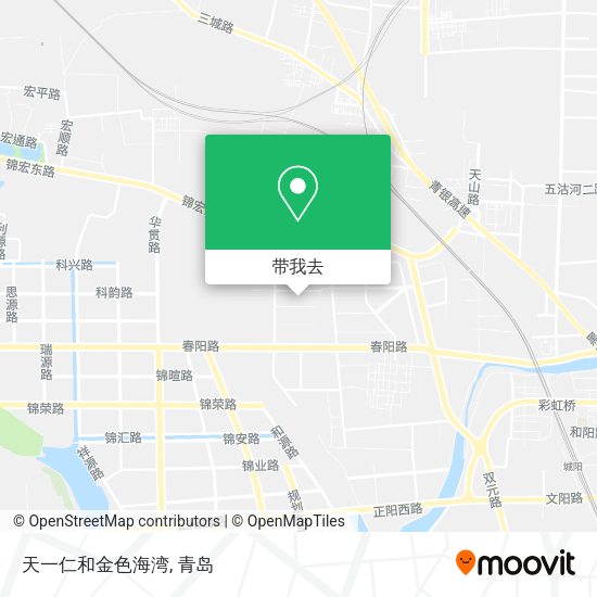 天一仁和金色海湾地图
