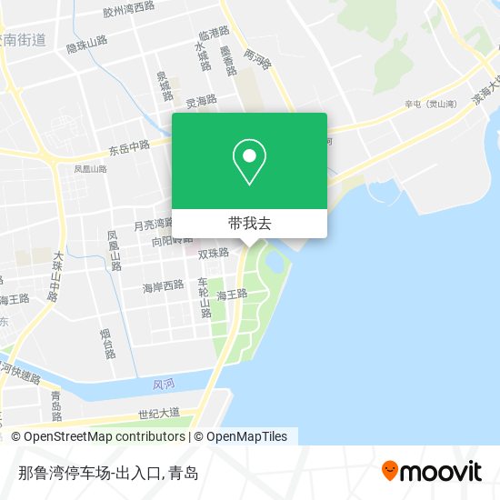 那鲁湾停车场-出入口地图