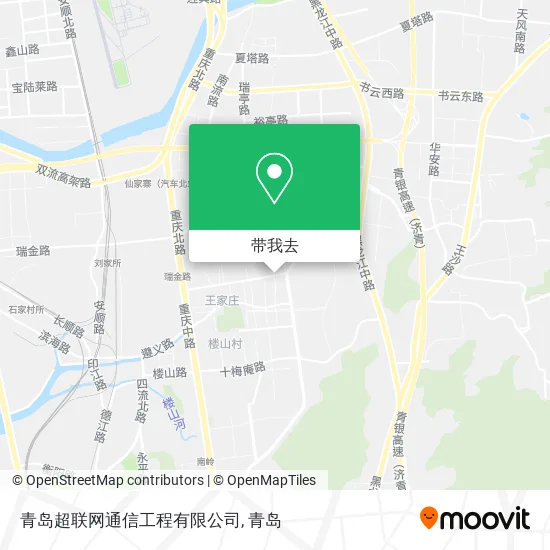 青岛超联网通信工程有限公司地图