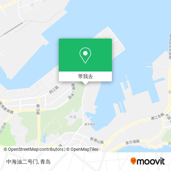 中海油二号门地图