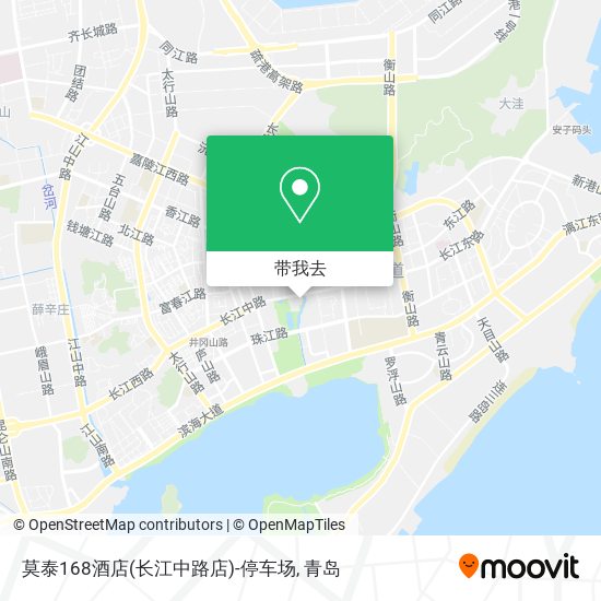 莫泰168酒店(长江中路店)-停车场地图