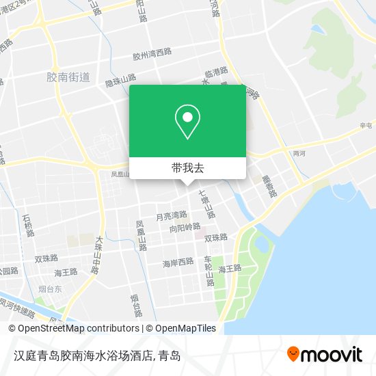 汉庭青岛胶南海水浴场酒店地图