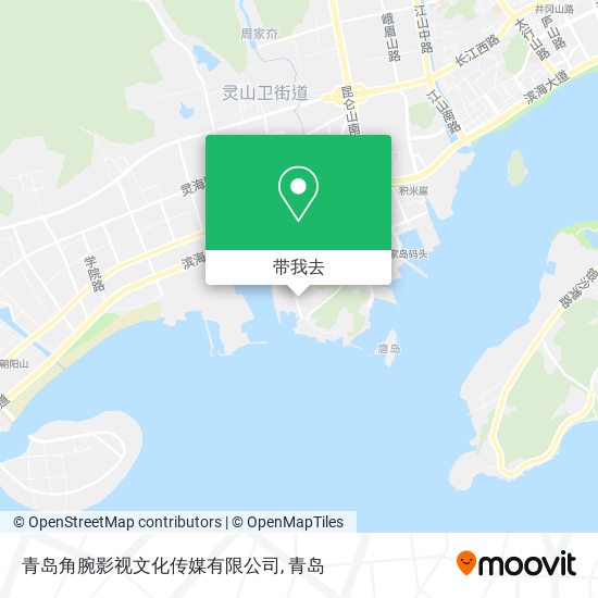 青岛角腕影视文化传媒有限公司地图