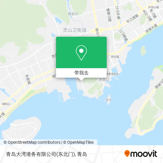 青岛大湾港务有限公司(东北门)地图