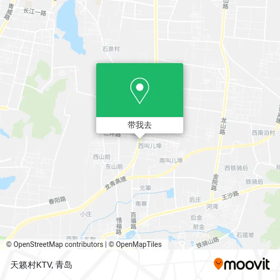 天籁村KTV地图
