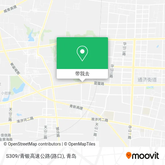 S309/青银高速公路(路口)地图
