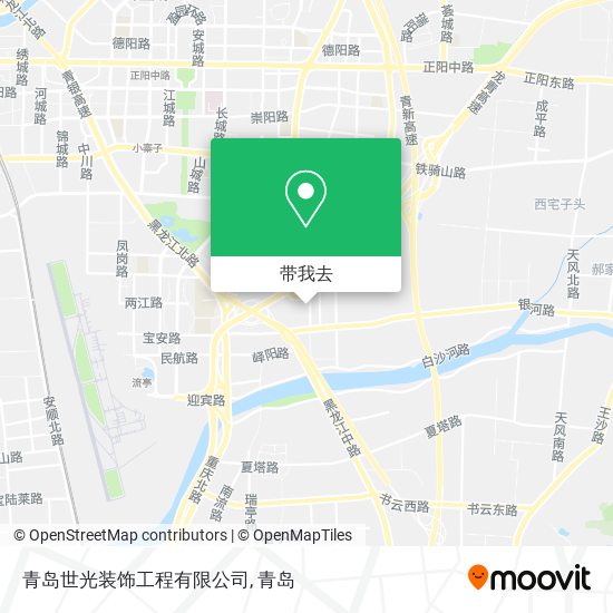 青岛世光装饰工程有限公司地图