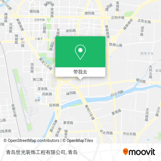 青岛世光装饰工程有限公司地图