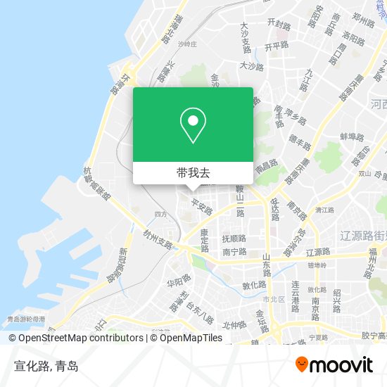 宣化路地图