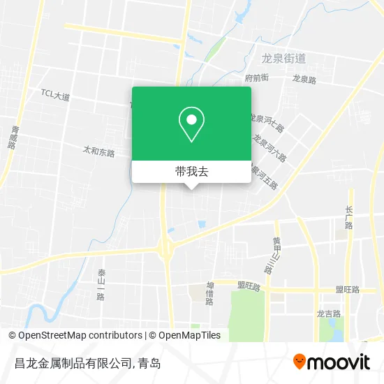 昌龙金属制品有限公司地图