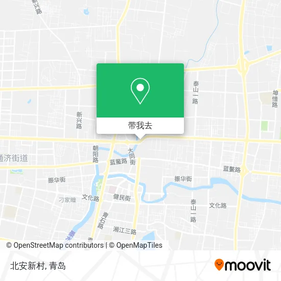 北安新村地图