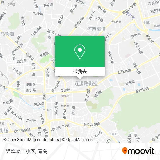 错埠岭二小区地图
