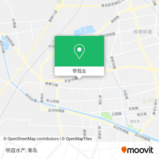 明霞水产地图