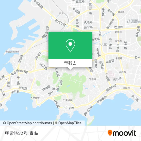 明霞路32号地图