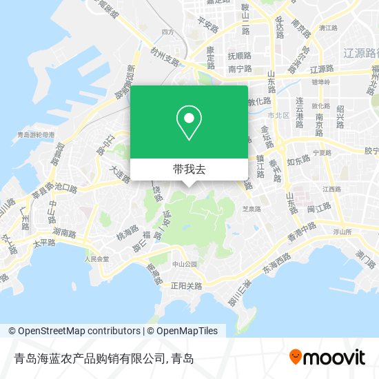 青岛海蓝农产品购销有限公司地图