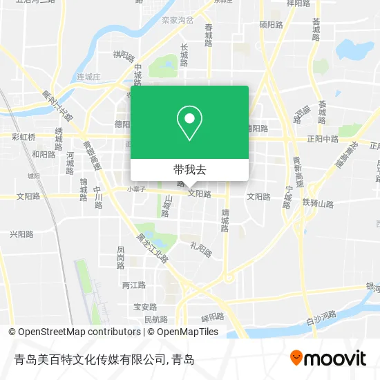 青岛美百特文化传媒有限公司地图