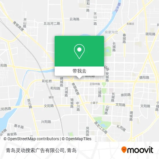 青岛灵动搜索广告有限公司地图