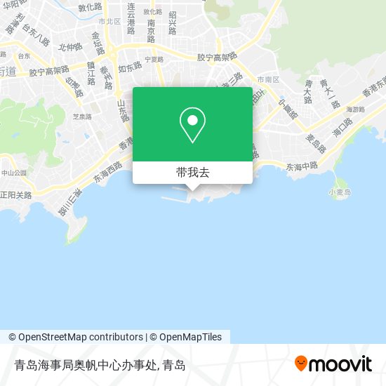 青岛海事局奥帆中心办事处地图