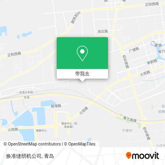 焕准缝纫机公司地图