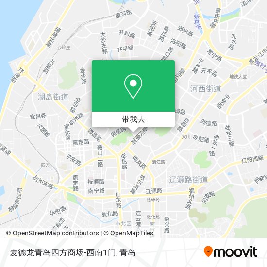 麦德龙青岛四方商场-西南1门地图