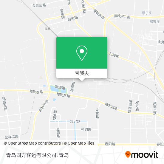 青岛四方客运有限公司地图