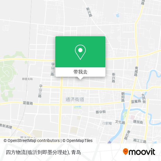 四方物流(临沂到即墨分理处)地图