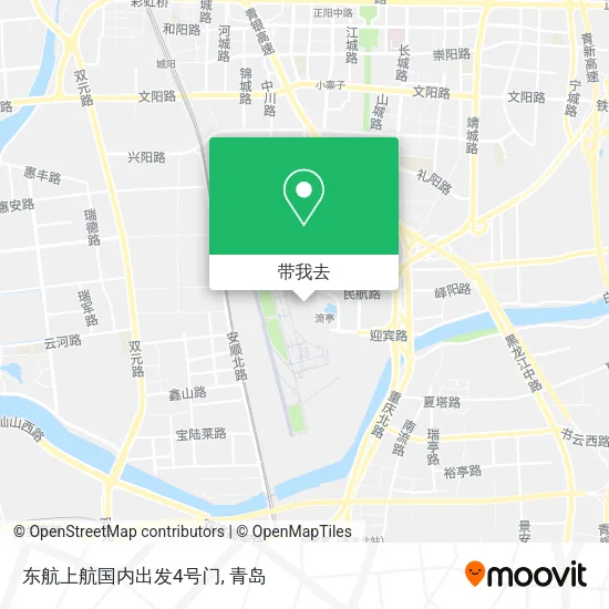 东航上航国内出发4号门地图