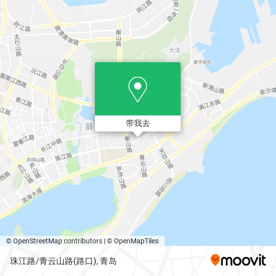 珠江路/青云山路(路口)地图