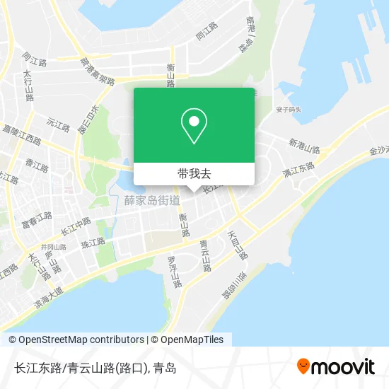 长江东路/青云山路(路口)地图