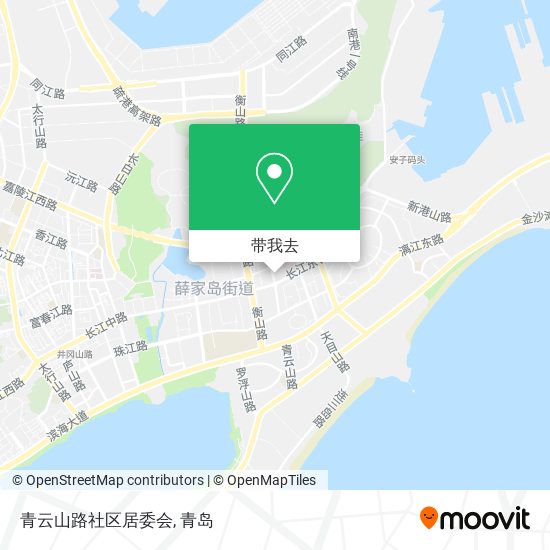 青云山路社区居委会地图
