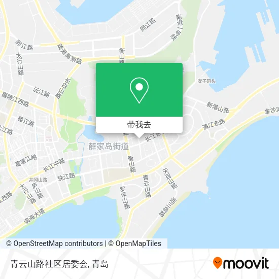 青云山路社区居委会地图